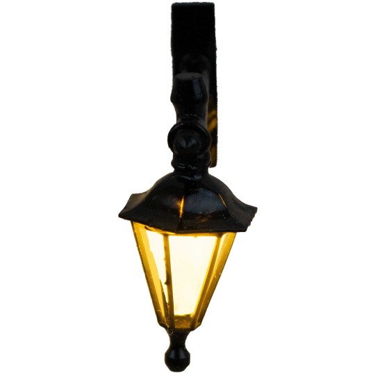 Lámpara de pared cm 4x4,1 con LED amarillo parpadeante 12v