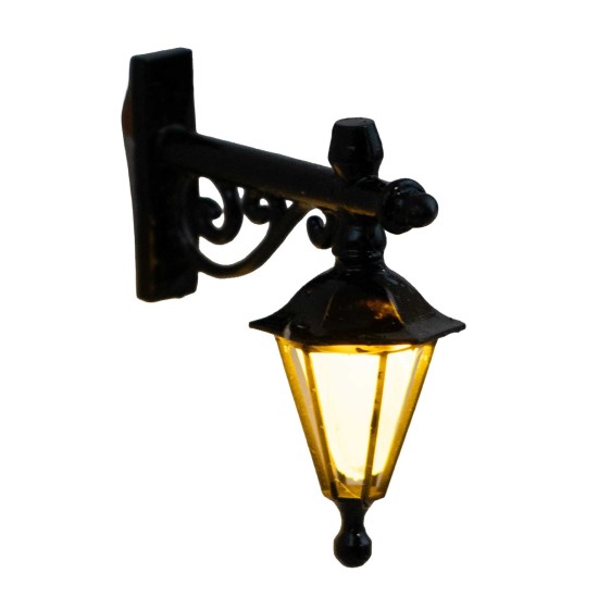 Lámpara de pared cm 4x4,1 con LED amarillo parpadeante 12v
