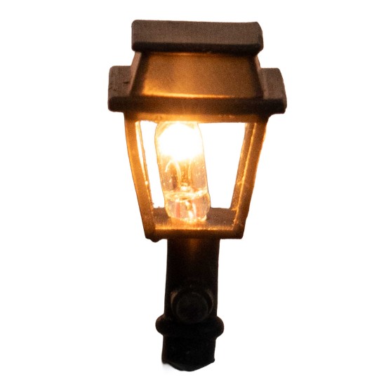 Lanterna da parete cm 4,2x2,4 con microlampada 12v