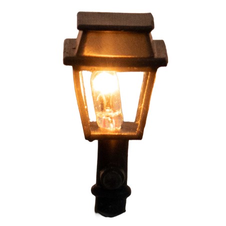 Lanterna da parete cm 4,2x2,4 con microlampada 12v
