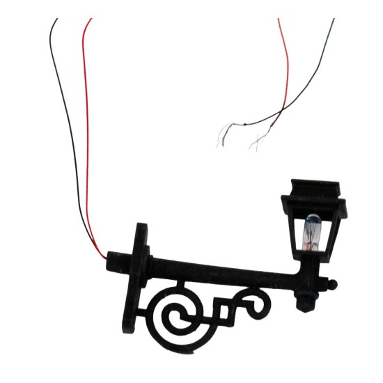 Lanterna da parete cm 4,2x2,4 con microlampada 12v