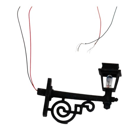 Lanterna da parete cm 4,2x2,4 con microlampada 12v