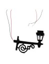 Lanterna da parete cm 4,2x2,4 con microlampada 12v