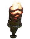 Antorcha h 7,3 cm led naranja parpadeante 12v