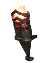 Torch h 7.3 cm flickering orange LED 12v