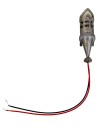 Fiaccola h 7,3 cm led arancio tremolante 12v