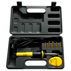 Pirografo Vigor con cassetta completa di 5 punte V-PG/30W 2