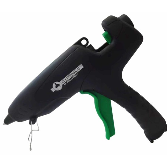 Pistola de pegamento caliente E80 80W para barras de pegamento