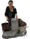 Woman at the well, moving 30 cm