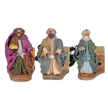 Conjunto Reyes Magos en movimiento 10 cm
