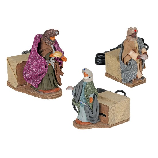 Set of moving wise men 10 cm
