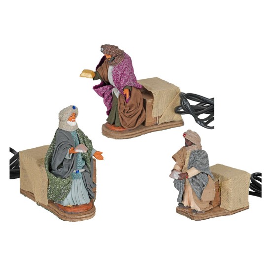 Set of moving wise men 10 cm
