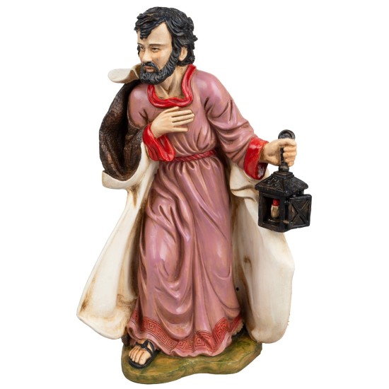Saint Joseph with lantern height 30 cm Euromarchi