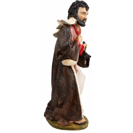 Saint Joseph with lantern height 30 cm Euromarchi