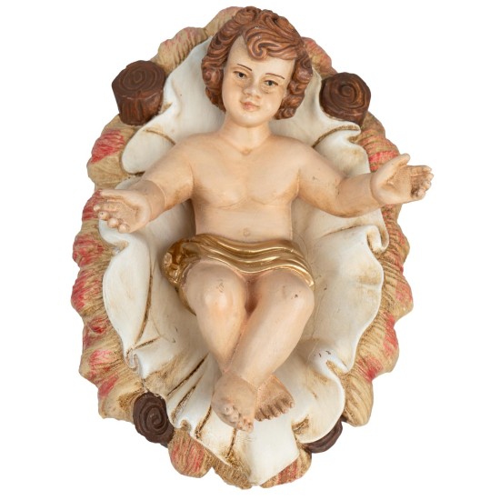 Jesús niño en la cuna serie 30 cm Euromarchi