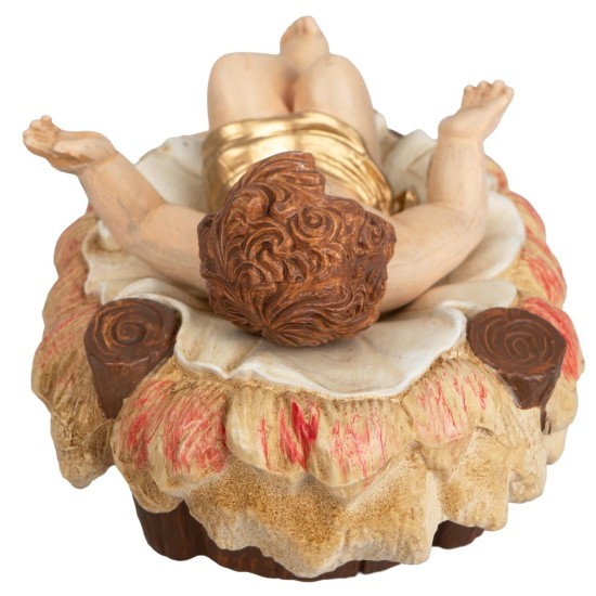 Jesús niño en la cuna serie 30 cm Euromarchi