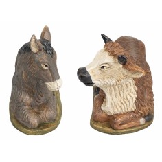 Lying ox and donkey 30 cm series Euromarchi 2