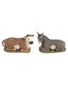 Lying ox and donkey 30 cm series Euromarchi