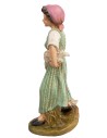 Woman with geese and bouquet of flowers series 30 cm Euromarchi