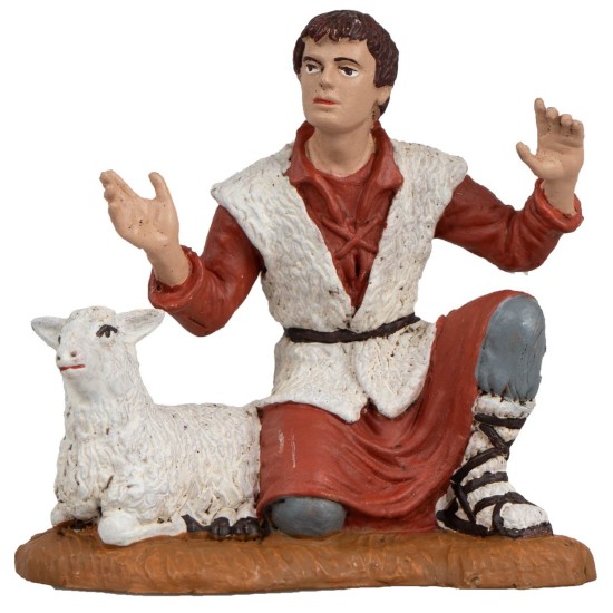 Pastore con pecora serie 15 cm Oliver