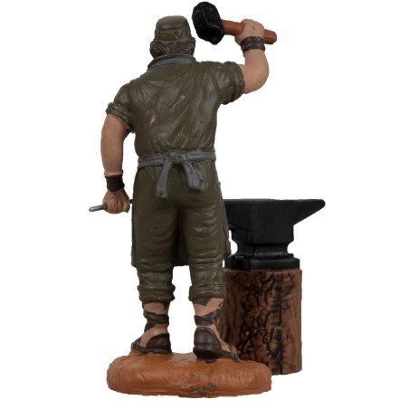 Blacksmith with anvil series 10 cm Oliver
