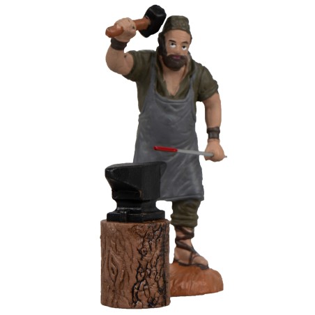 Blacksmith with anvil series cm 10 Oliver