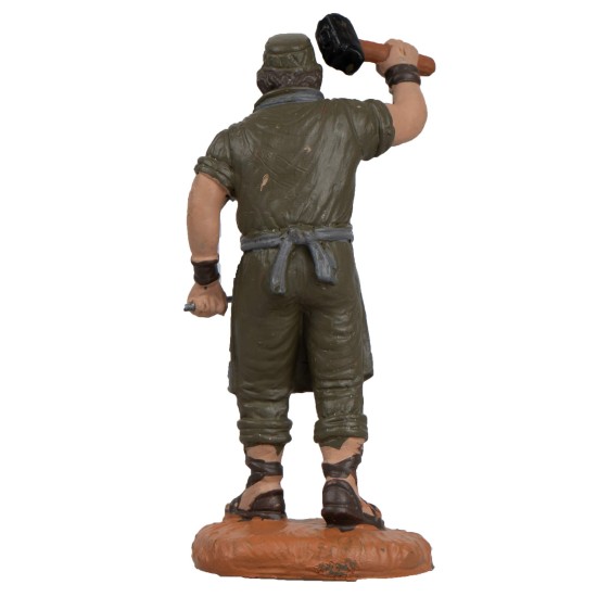 Blacksmith with anvil series 10 cm Oliver