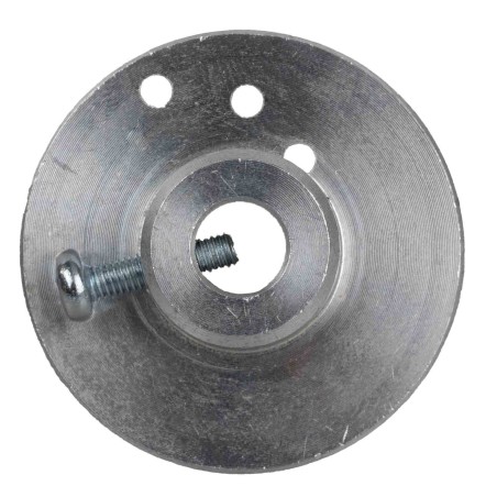 Polea ø 3,5 cm de aluminio para motorreductores 4w