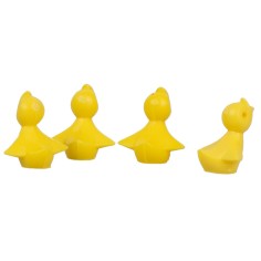 Juego de 4 pollitos de 1 cm 2