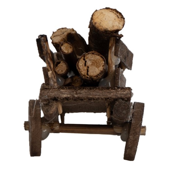 Cart with wood - 35896