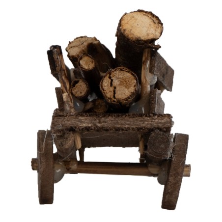 Cart with wood - 35896