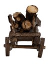 Cart with wood - 35896