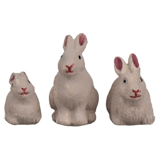 Set of 3 rabbits