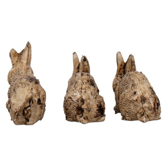Set 4 pz cuccioli di coniglio con mamma -animali