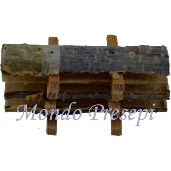 Tronco cortado cm 7x3x3 Mundo Pesebres