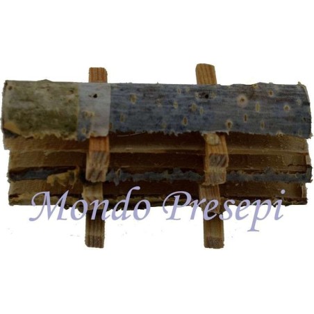 Tronco cortado cm 7x3x3 Mundo Pesebres