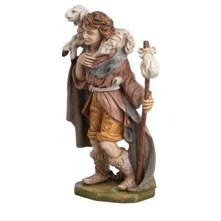 Viandante con pecora sulle spalle serie 30 cm Euromarchi