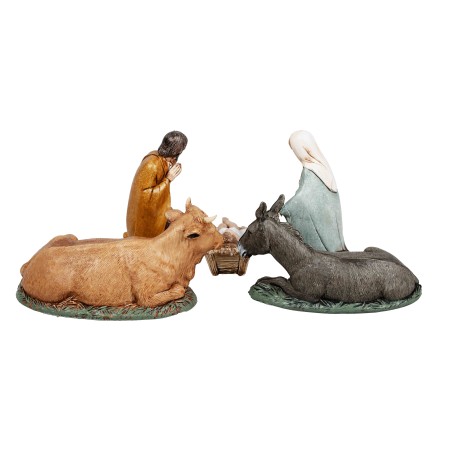 Nativity 3 subjects in PVC series 10 cm