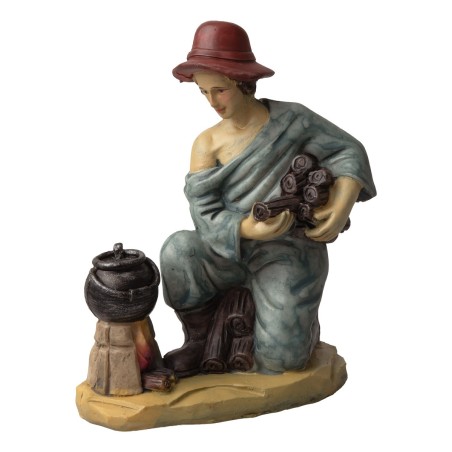 Conjunto de 6 estatuas de 15 cm para belén en
