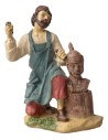 Conjunto de 6 estatuas para belén serie 15 cm en resina