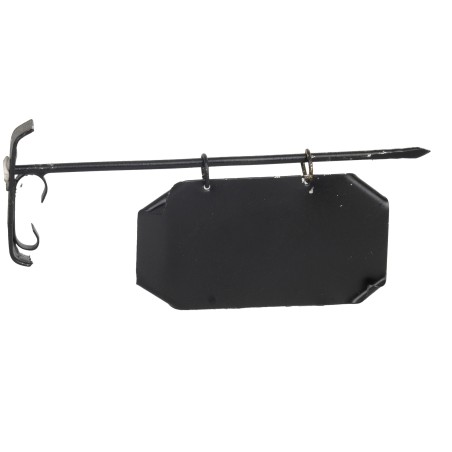 7 cm sign with metal plaque