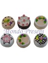 Torta in modelli assortiti 1 pz Ø 2 cm