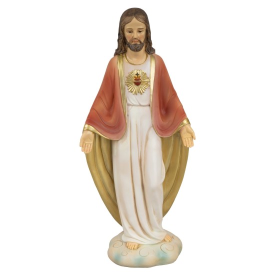 Sacro Cuore di Gesù 30,5 cm in resina