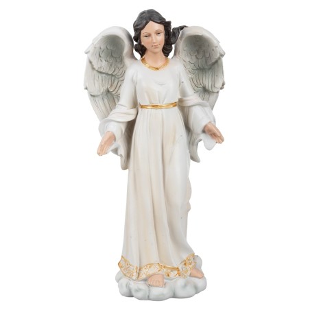 Angel in resin with fabric h 65 cm
