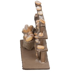 Puesto de pan para vendedor cm 12x6x10 h. 2
