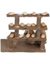 Bread stall for seller cm 12x6x10 h.