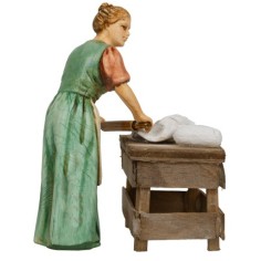 Banco con impasto per Presepe cm 6,1x3,3x4,5 h 2