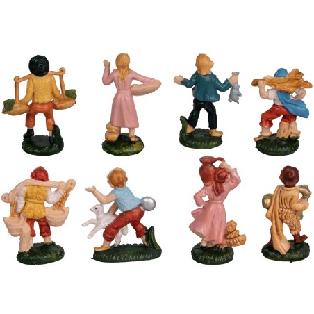 Set 8 soggetti serie 4 cm Euromarchi
