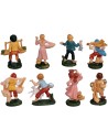 Set 8 figuras serie 4 cm Euromarchi