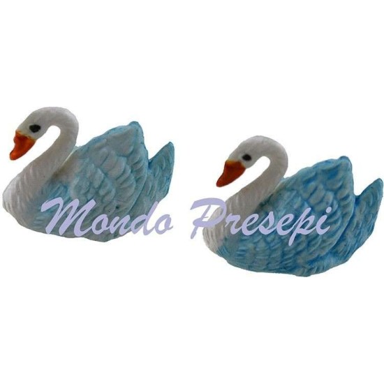 Set of 2 swans 2 cm